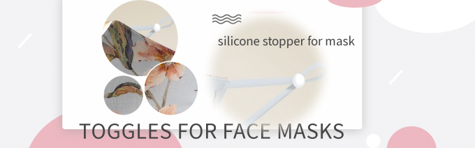 Silikonstopper für elastischen Schnurverschluß der Maske